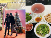 Bếp Eva - Người ta ăn uống Giáng sinh linh đình, nàng siêu mẫu này được chồng "còi" nấu cơm giản dị vẫn thấy ấm lòng