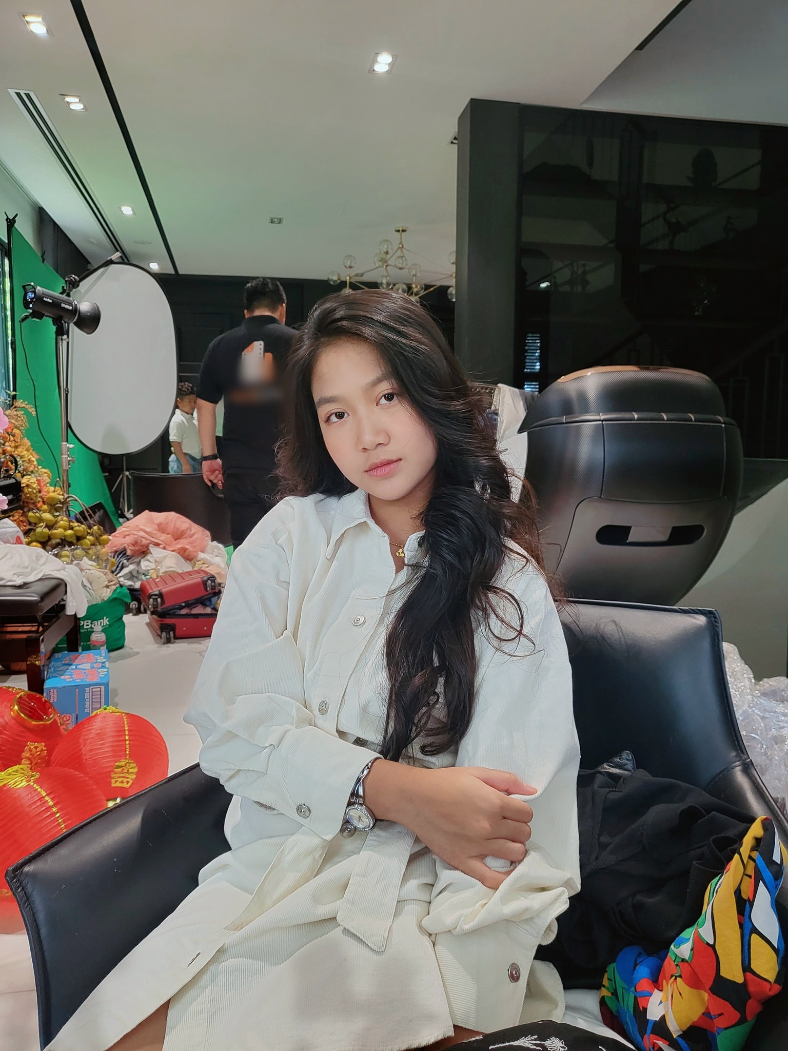 Chíp điệu amp;#34;Bố ơi mình đi đâu thếamp;#34; bây giờ: Sống ảo giống bố, Mạnh Trường nơm nớp muốn theo dõi ở cổng trường - 7