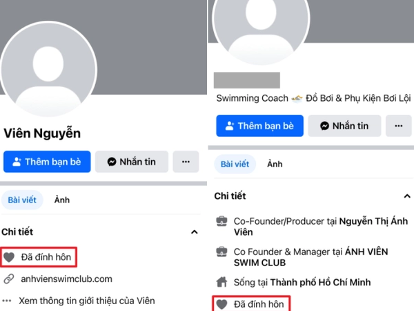 Những hình ảnh trên MXH của cặp đôi.