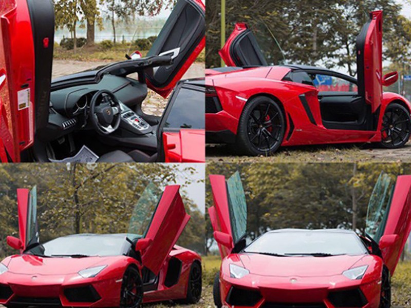 Trong bộ sưu tập siêu xe của mình, Sơn Tùng thích nhất là chiếc Lamborghini Aventador Roadster màu đỏ. Đây cũng thuộc diện hàng độc tại Việt Nam.
