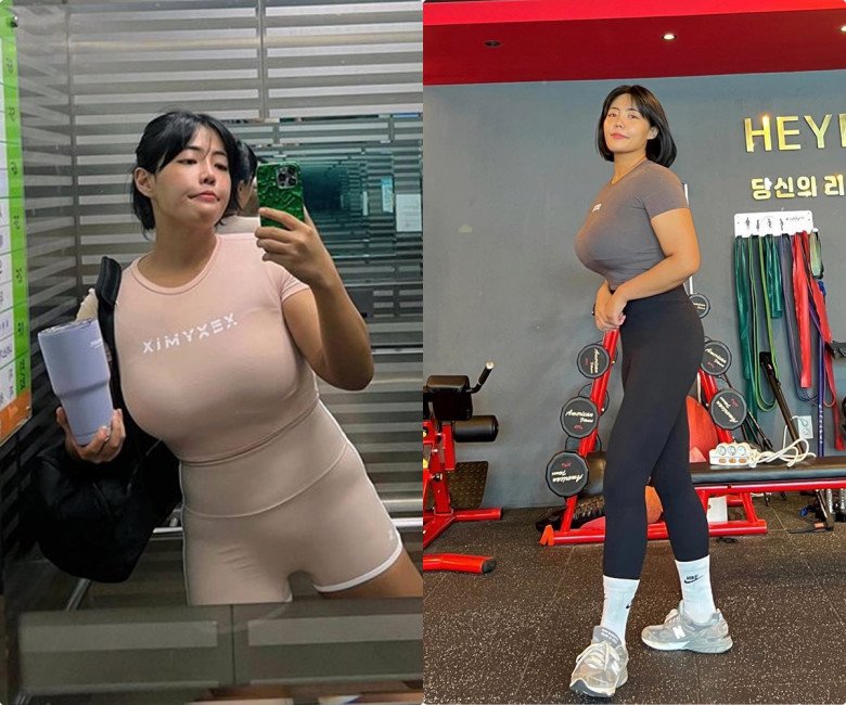 Mỹ nhân xứ Kim Chi còn hạnh phúc chia sẻ những bí kíp ăn mặc hay mở nhiều phiên bán áo lót ngực dành riêng cho hội chị em big size trên instagram.