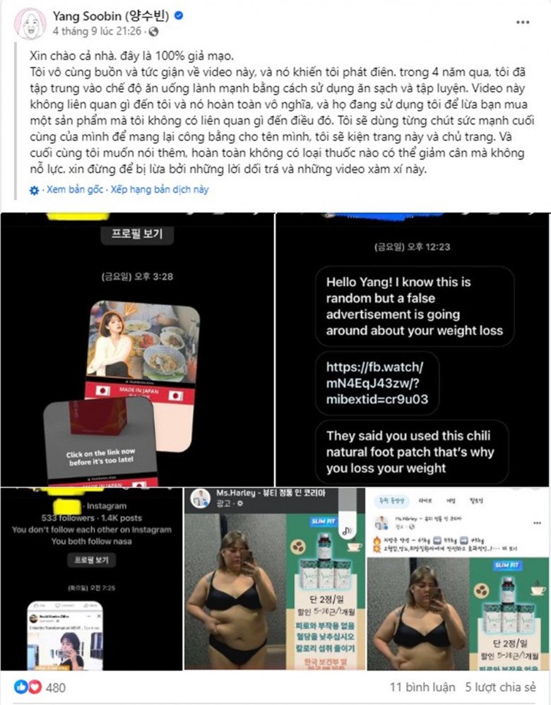 Người đẹp mới đây đã lên tiếng bóc phốt hàng loạt những địa chỉ bán đồ giảm cân lên trang cá nhân và khẳng định 100% đều là giả mạo.