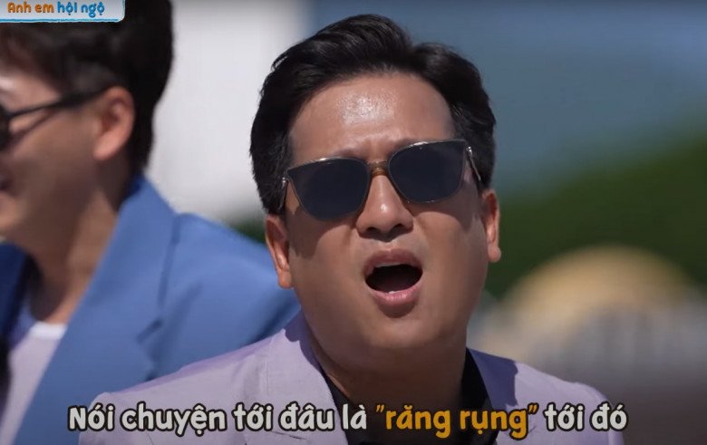 Trường Giang cho biết đây là tình huống thật ngoài đời, không phải đàn em cố tình tạo miếng hài.