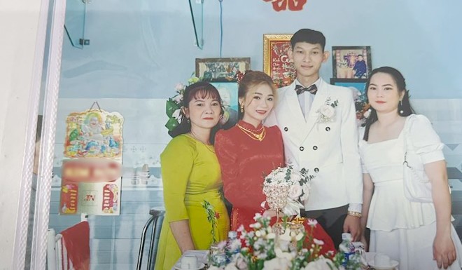 Đám cưới của con trai nuôi chị Tuyền.