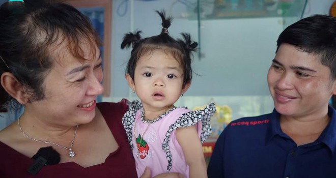 Niềm hạnh phúc của cặp vợ chồng.