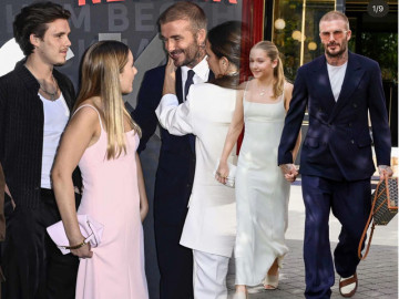 Con gái David Beckham bị nói chín ép vì liên tục diện những chiếc váy do mẹ thiết kế