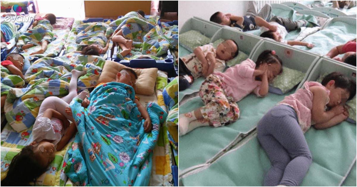 View - Trẻ ngủ trưa ở trường luôn được cô giáo xếp nằm ngược đầu nhau ẩn chứa 3 lợi ích mà bố mẹ không biết