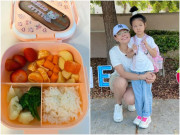 Yêu con - Thanh Thảo đăng ảnh cơm trưa của con gái mang đi học ở trường Mỹ, nhìn kỹ không một miếng thịt