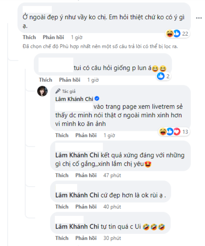 Lâm Khánh Chi cho rằng, mình bị nói giống Ngũ A Ca là vì không ăn ảnh.