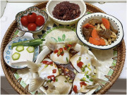 Bà bầu - Mục sở thị những mâm cơm cữ cực ít dầu mỡ của mẹ bỉm Việt được chồng Trung nấu hàng ngày