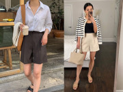 Thời trang - 3 cách phối quần shorts mùa thu là "chân ái" cho nàng công sở cá tính