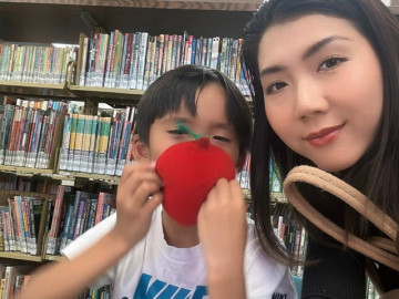Quyết nuôi con ở Mỹ, Ngọc Quyên đưa bé đến thư viện mỗi tuần mong sau này con thành công hơn mẹ