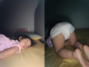 Võ Hạ Trâm nhìn tư thế ngủ của con gái liền thấy có điềm chổng mông trông em, thực hư là gì