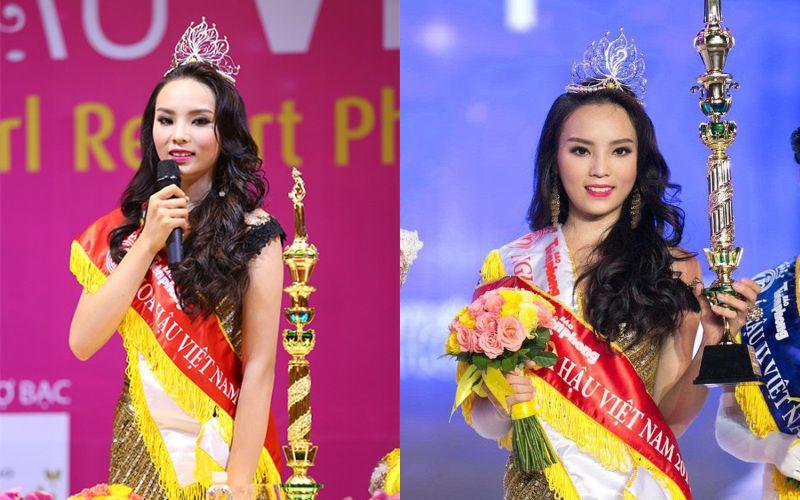Kỳ Duyên đăng quang Hoa hậu Việt Nam 2014 và được đánh giá cao về mặt nhân trắc học. Tuy nhiên, thời điểm nhận vương miện, cô cũng gặp không ít ý kiến trái chiều về diện mạo.
