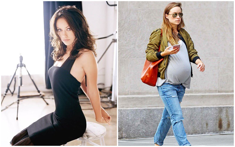 Nữ nghệ sĩ Olivia Wilde khỏe khoắn và năng nổ khi mang bầu vì cô không tăng cân quá nhiều. 
