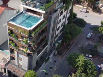 Cận cảnh biệt thự “chống trộm” 1.100m2, view toàn Hà Nội