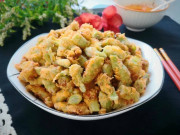 Bếp Eva - Loại quả dài một gang tay chứa đầy canxi, siêu giàu vitamin C, ở Việt Nam rất sẵn, đem nấu kiểu này được món ngon lạ