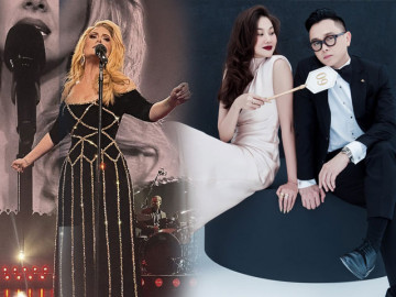 Hoạ mi nước Anh Adele mê mẩn diện đầm của anh cả làng thời trang Việt