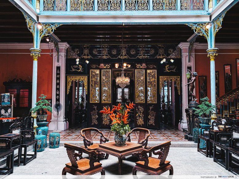 Bảo tàng Baba amp; Nyonya là một ngôi nhà cổ của cặp vợ chồng Trung Quốc - Malaysia, sở hữu nét kiến trúc độc đáo.