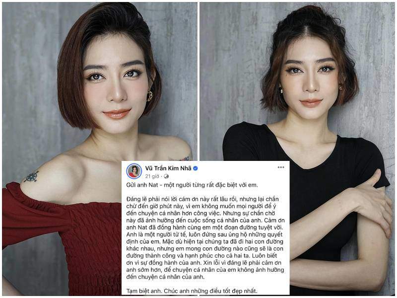 Trên trang cá nhân, diễn viên Kim Nhã bất ngờ gửi lời cảm ơn và xin lỗi đến chồng cũ người Thái Lan. Theo đó, cô đặc biệt dành những lời xin lỗi gửi đến anh vì đã làm ảnh hưởng đến cuộc sống cá nhân của anh suốt thời gian qua.
