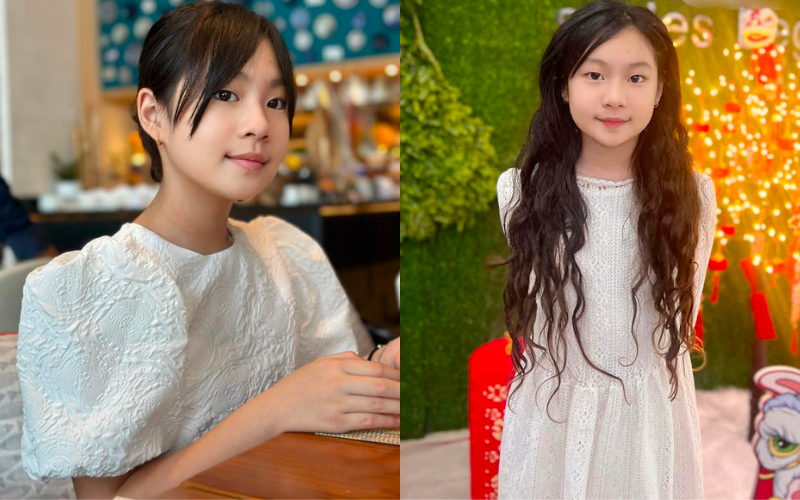 Ở độ tuổi dậy thì, cô con gái lớn Cherry nhà Lý Hải Minh Hà được nhận xét thuộc top con sao xinh đẹp nhất nhì showbiz Việt, hứa hẹn có thể trở thành một mỹ nhân thế hệ mới sau này.
