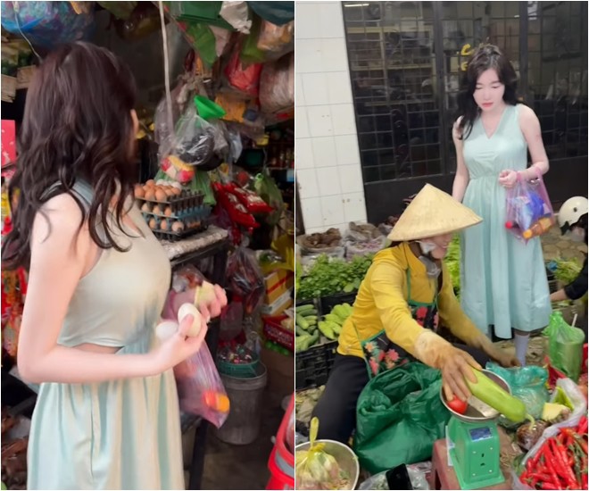 Bà mẹ nóng bỏng nhất nhì showbiz Việt cầm 200k đi chợ ở Đà Lạt, mua được những gì về làm cả mâm cơm ngon? - 3