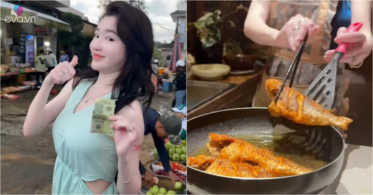 View - Bà mẹ nóng bỏng nhất nhì showbiz Việt cầm 200k đi chợ ở Đà Lạt, mua được những gì về làm cả mâm cơm ngon?