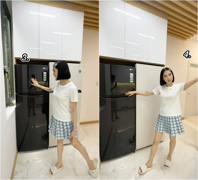 Ngọc Trinh khoe căn bếp mới gần nửa tỷ đồng: Có những 4 chiếc tủ lạnh, nhiều món nội thất 40 - 50 triệu - 8