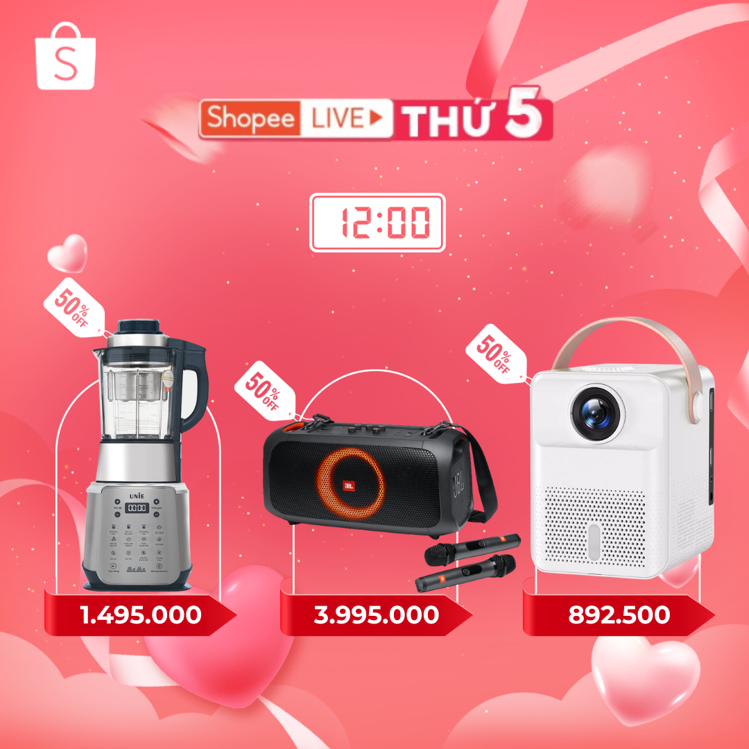 Shopee Live yêu chiều phái đẹp với loạt deal hàng hiệu giảm sốc trước thềm 20.10 - 3