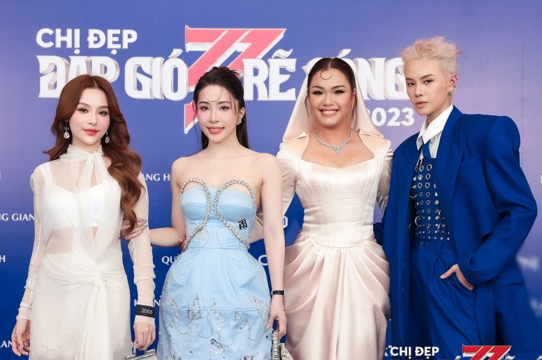 View - Chị Đẹp Đạp Gió Rẽ Sóng: Sao nữ nhà trăm tỷ xuất hiện với kim cương lấp lánh, Mỹ Linh quyền lực như giám khảo