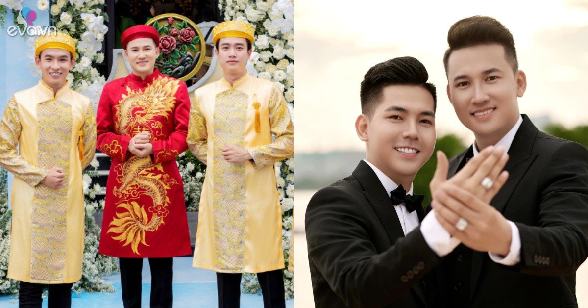 View - Hà Trí Quang và bạn trai Thanh Đoàn làm đám hỏi đồng giới rần rần miền Tây: Quốc Trường bê tráp, Thanh Bạch làm MC