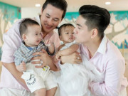 Làm mẹ - Cặp bố bỉm hot nhất miền Tây: Thanh Đoàn, Hà Trí Quang thụ tinh ống nghiệm, con sinh đôi đẹp thiên thần mỗi bé giống một bố