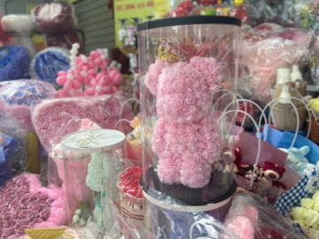 Hoa bánh kem, hoa thú bông độc lạ hút giới trẻ dịp 20/10