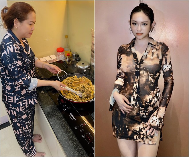 View - Bữa ăn 20/10 của sao: Vy Oanh - Trang Trần làm tiệc ngập tràn món, bà trùm vừa được chồng tặng tiền lại vẫn nấu ăn cho