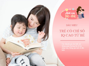 10 dấu hiệu bố mẹ đang nuôi dạy con có IQ cao ngang thiên tài