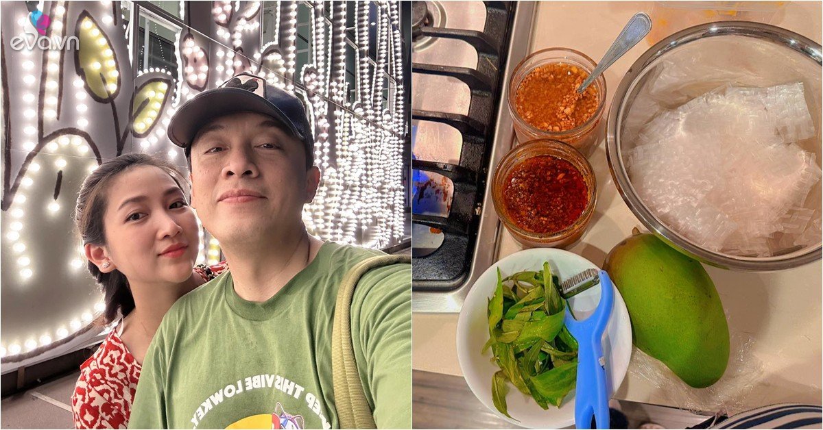 View - Vợ kém 17 tuổi của Lam Trường làm món ăn vặt chua chua cay cay khiến bạn bè thốt lên phê quá
