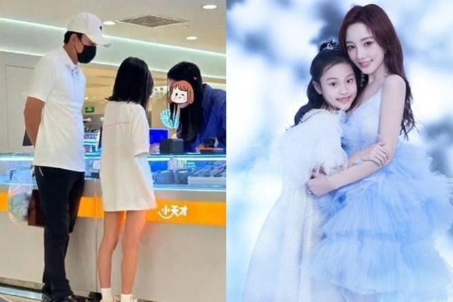 Dù đã ly hôn, Giả Nãi Lượng - Lý Tiểu Lộ vẫn cùng nhau chăm sóc con.