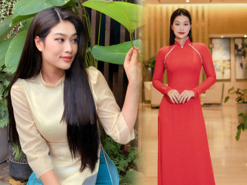 Nàng hậu 2K diện áo dài đẹp lung linh, người hâm mộ đồng loạt gọi là cô giáo