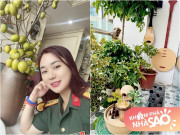 Nhà đẹp - Vợ Đại úy của NSND Tự Long khoe góc ban công đầy ắp sắc hoa, treo đàn cực đáng yêu
