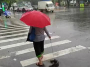 Clip Eva - Clip: Khoảnh khắc kỳ lạ người phụ nữ dắt cá đi dạo trên đường