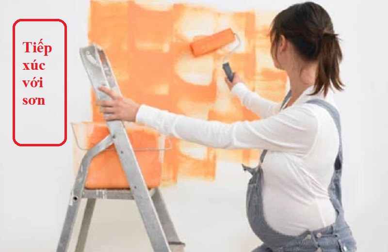 Nếu nhà của bạn cần sơn lại, hãy để chồng bạn làm việc đó. Sơn có chứa hóa chất có thể gây hại cho phụ nữ mang thai.

