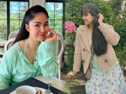 Thời trang - Lê Phương hiếm khi mặc hở hang, ý nhị khoe vẻ đẹp dịu dàng với chiếc áo bình dân