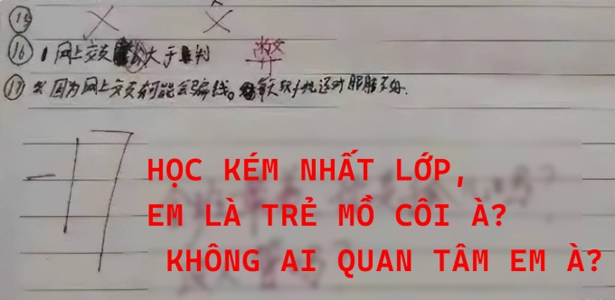 Tranh cãi lời phê của cô giáo chủ nhiệm với học sinh amp;#34;em là trẻ mồ côi à?amp;#34; - 1