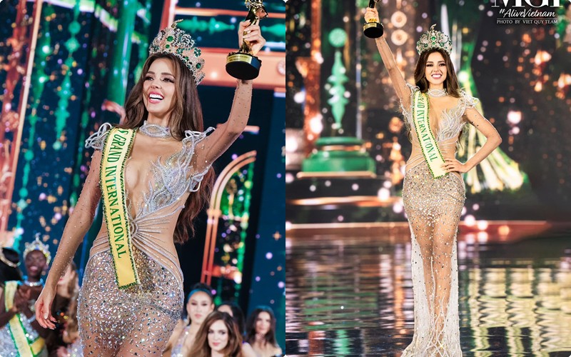 Vào tối ngày 25/10, Chung kết Miss Grand International 2023 diễn ra tại nhà thi đấu Phú Thọ, TP Hồ Chí Minh đã tìm thấy chủ nhân của chiếc vương miện cao quý. Cô gái may mắn đó là Luciana Fuster - người đẹp đại diện cho Peru.
