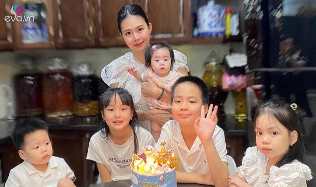 View - Người đẹp Hạ Long lấy chồng hơn 20 tuổi, đẻ sòn sòn 5 người con trong 10 năm