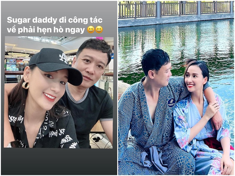 Mới đây trên trang Facebook, Lã Thanh Huyền bất ngờ công khai đang hẹn hò 'sugar daddy'. Nữ diễn viên tiết lộ,' sugar daddy' đi công tác về là phải lên lịch hẹn hò ngay để hâm nóng tình cảm.

