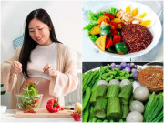 Bà bầu - Mẹ bầu Hà Nội sợ mổ đẻ nên mỗi bữa ăn rất nhiều rau, cả thai kỳ chỉ tăng 8kg, em bé nặng 3.5kg