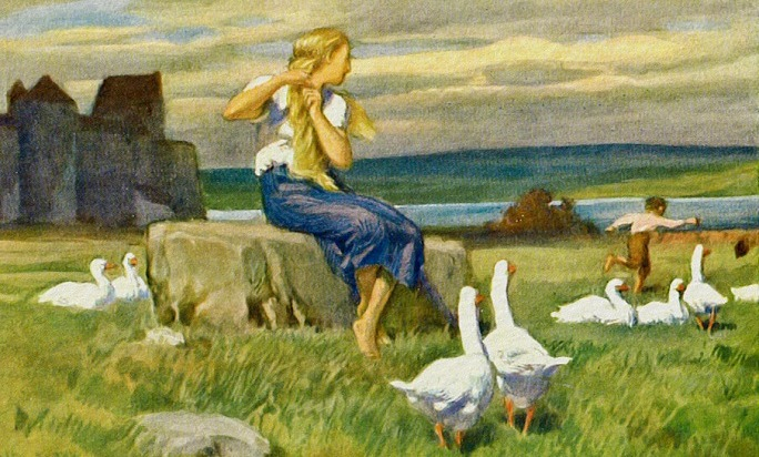 View - Truyện cổ tích: Cô gái chăn ngỗng bên suối