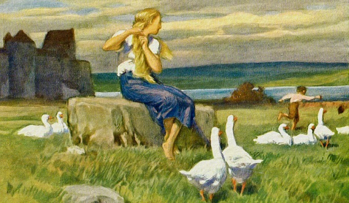 View - Truyện cổ tích: Cô gái chăn ngỗng bên suối