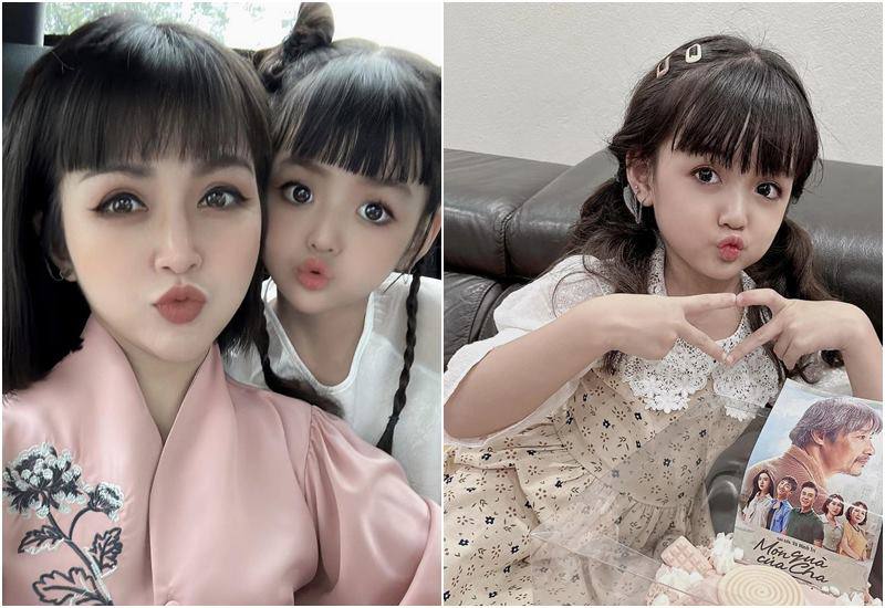 Được biết những hình ảnh đầu tiên được đăng tải trên chính facebook của chị Ly Nguyễn - mẹ đẻ sao nhí Cherry An Nhiên với dòng trạng thái đầy hài hước "Phát hiện con gái sao hạng A xứ Hà Song Hye Kyo đang có mặt tại Hà Nội".
